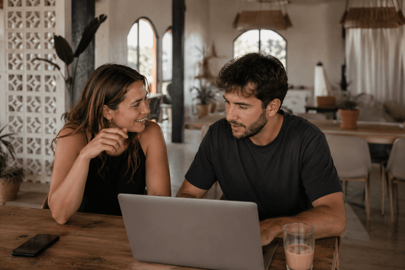 The HolaAI founders working together